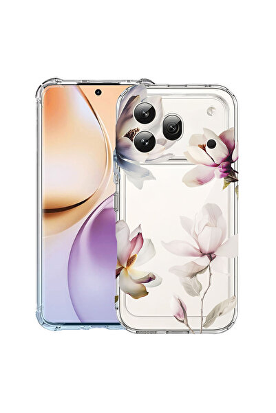 bestcase ®   Αντικραδασμική Θήκη για Honor 600 Pro, Φλοράλ Σχέδιο Μανόλιας, 3...