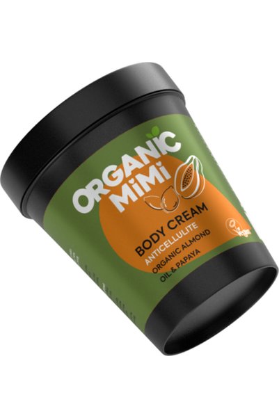 ORGANİC MİMİ كريم مضاد للسيلوليت مع زيت اللوز ومستخلص البابايا 200 مل