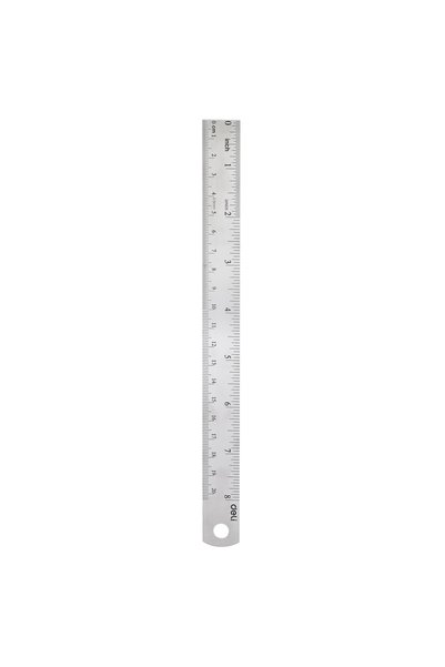 Deli Metal Ruler 20 CM