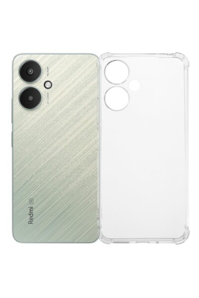 OEM Θήκη σιλικόνης TPU με ενισχυμένες άκρες για Xiaomi Redmi 13C 5G / Poco M6...