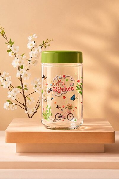 Sarina Glass Cam Saklama Kavanozu 660 cc