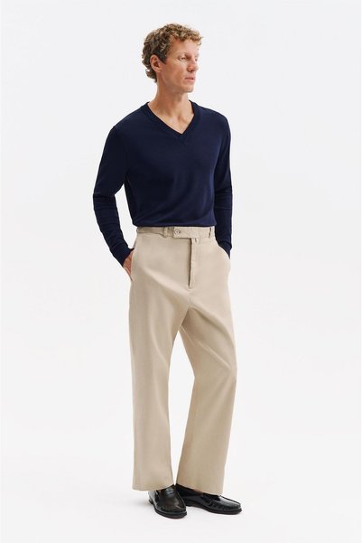 GIESTO basic™ Gabardin Chino Bej Pantolon