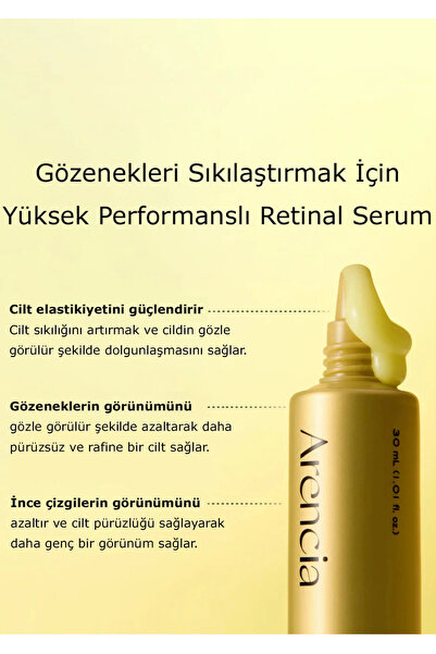 Arencia Vitamin C Booster and Retinal Booster Shot 2-Pack Skin Firming and Brightening Renewal Set 2X30Ml