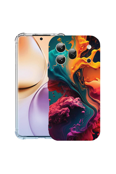 bestcase ®   Αντικραδασμική Θήκη για Honor 600 Pro, Υγρά Χρώματα, 3159971 AS ...