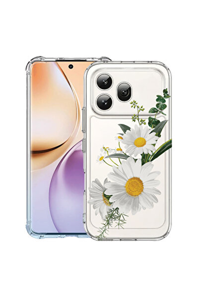 bestcase Έξυπνος ®   Αντικραδασμική Θήκη για Honor 600, Φλοράλ - Μινιμαλιστικ...