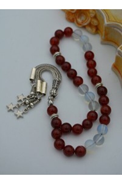 Stoneage Yemen Agate and Opal Rosary - Mixed -