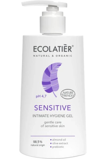 ECOLATIER جل غسول نسائي للمناطق الحساسة للغاية 250 مل