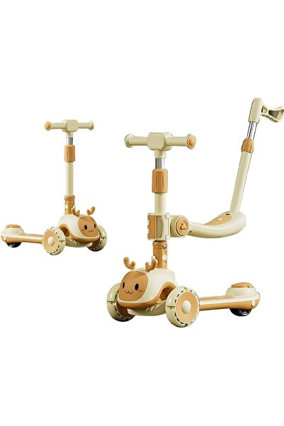 Sharpdo acc SHARPDO 3-in-1 Kids Kick Scooter, with Adjustable Seat, Parent Pu...