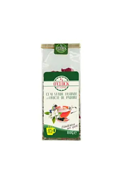 5 O'Clock Ceai Verde cu Iasomie și Fructe de Pădure 80 g