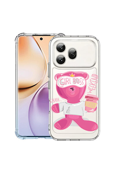 bestcase ®   Αντικραδασμική Θήκη για Honor 600, Αρκουδάκι - Κορίτσι Αφεντικό,...