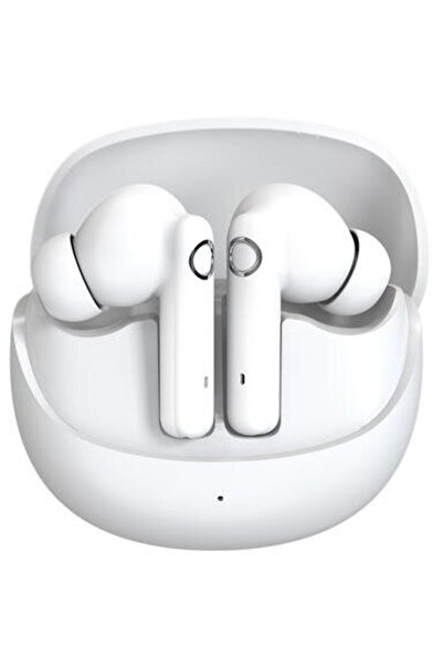 VALDUS Căști Bluetooth 5.4, Baterie stație de încărcare de 200 mAh, 150 de ore în standby, Control tactil pe căști, Respingere/Răspuns apeluri VTS-200, Alb