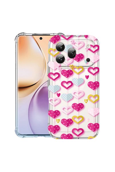 bestcase ®   Противоударен калъф за Honor 600 Pro, Сладки сърца, 3159971 AS 185