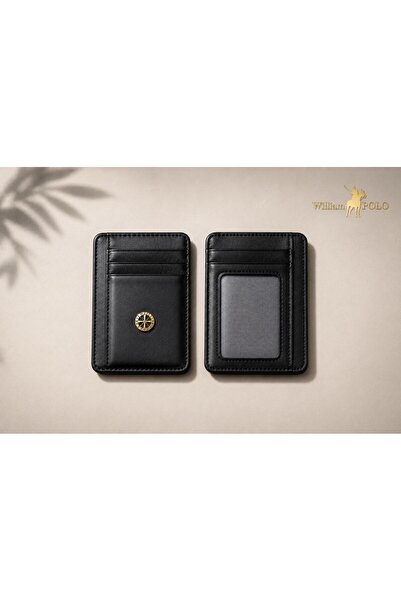 WİLLİAMPOLO Minimal Hakiki Deri Unisex Kartlık
