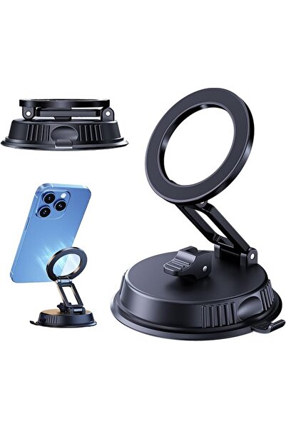 GENERAL 2025 New 360 Rotating Foldable Vacuum Magnetic Car Phone Holder حامل ...