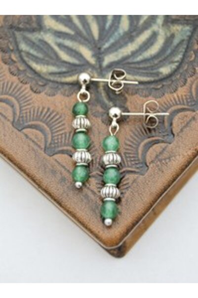 Stoneage Jade Stone Earrings - Multicolor -