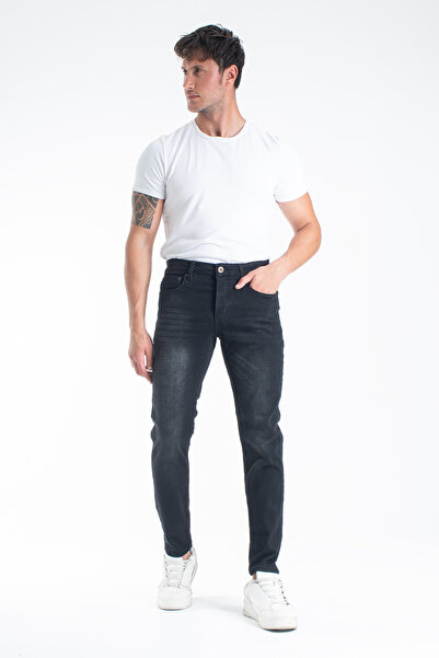 Erkek Slim Fit Esnek Denim Jean Pantolon
