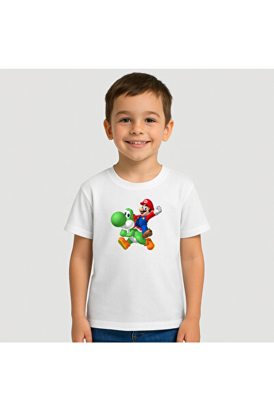 Fruit of the loom Tricou copii Super Mario calare