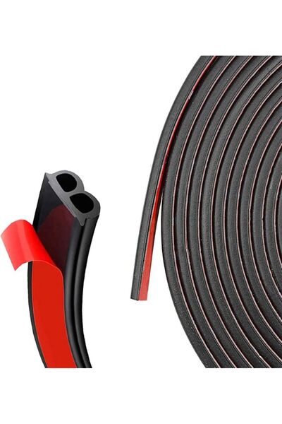 Beibi Car Door Edge Guard(52.5 ft/16 M), Universal B Shape Car Rubber Seal St...