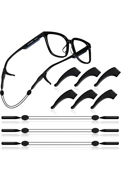 GENERAL OneNine Adjustable Glasses Strap Eyewear Retainer, 3 Pack Sunglasses ...