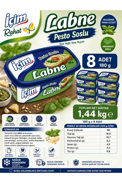 İçim Pesto Labne 180gr x 8 adet