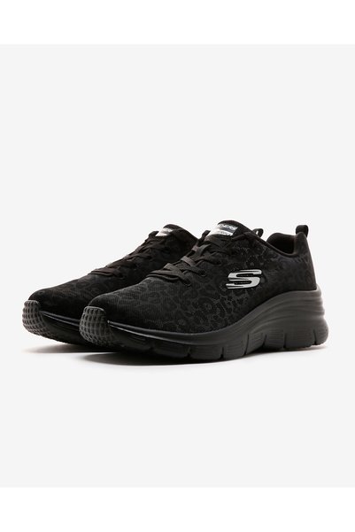SKECHERS FASHION FIT Kadın Siyah Spor Ayakkabı 88888179TK BBK