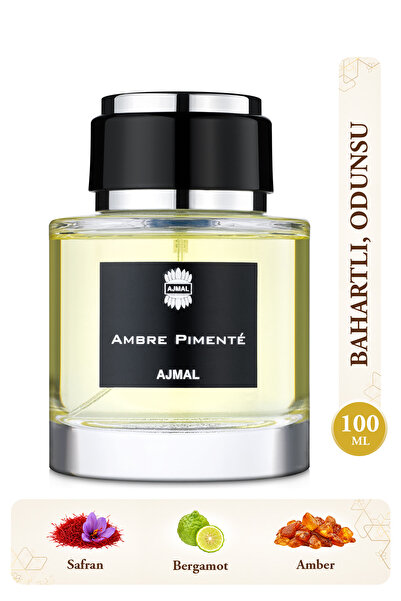 Ajmal Ambre Pimenté EDP 100 ml Unisex Parfüm Amberli Baharatlı Oryantal Miskl...