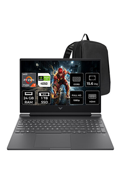 HP Victus 15 AMD Ryzen 7 7445H RTX 4050 6GB 24GB RAM 1TB SSD 15.6" FHD 144Hz ...