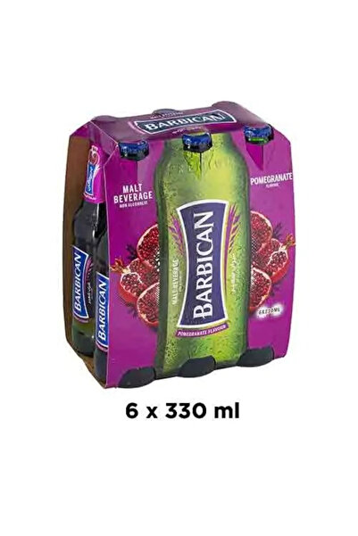BARBİCAN Non-Alcoholic Pomegranate Beverage ( 6 x 330 ml ) x 4