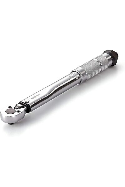 Amazon basics 0.63 cm Drive Click Torque Wrench, 10.66 - 60.96 m.-lb, 3.95-22...