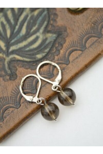Stoneage Smoky Quartz Earrings - Multicolor -