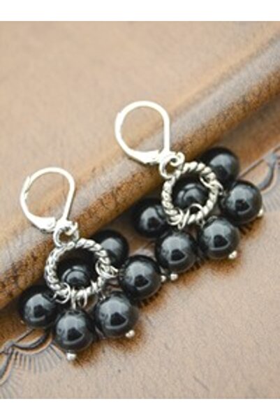 Stoneage Onyx Stone Earrings - Multicolor -