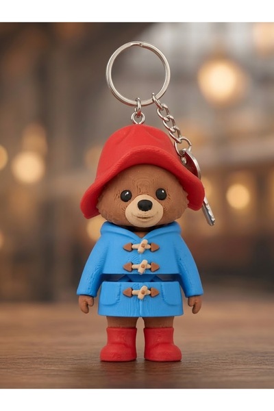 Paddington Ayı 3D Figürlü Anahtarlık / Çanta Süsü