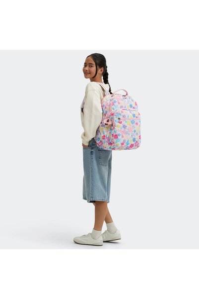 Kipling Kız Çocuk Okul Çantası 2'li Set ( Çanta Ve Kalemlik ) KPSETKPKI581660 - Çiçekli