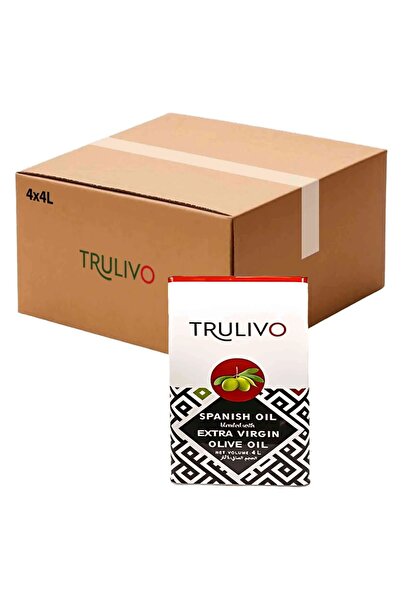TRULIVO Extra Virgin Olive Oil Bend in Tin 4 x 4 L