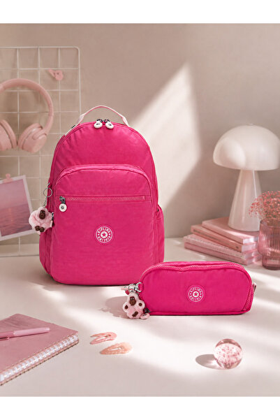 Kipling Girl's School Bag Set of 2 (Bag and Pen Holder) Kpsetkpki427564