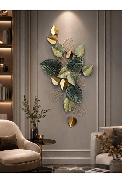 ROSSEV Metal Duvar Panosu 133x69cm Yaprak – Yeşil