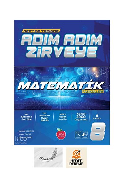 Newton Yayınları Newton 8.Sınıf Adım Adım Zirveye Matematik Fasikülü Hedef De...