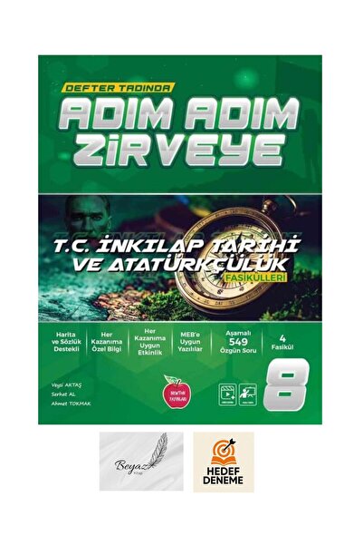 Newton Yayınları Newton 8.Sınıf Adım Adım Zirveye İnkılap Tarihi ve Atatürkçü...