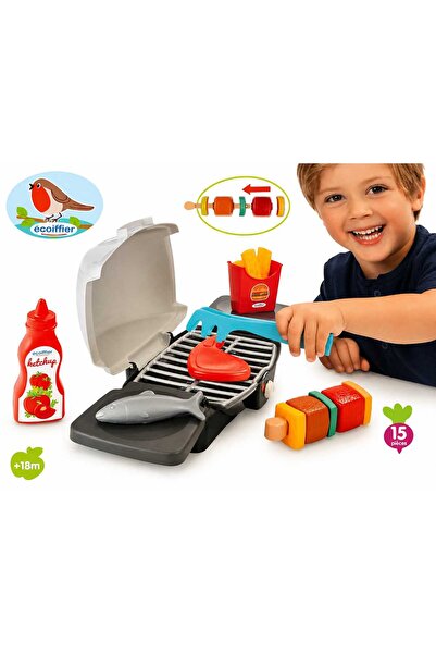 ecoiff Set grătar de jucărie pentru copii Écoiffier – 15 piese