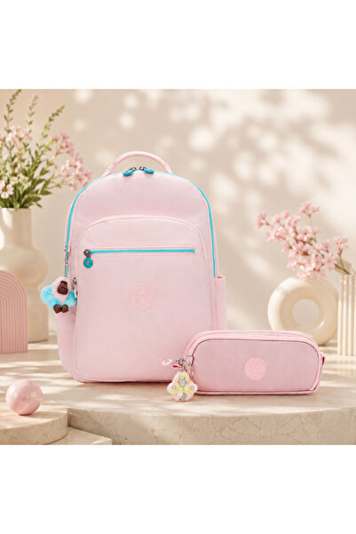 Kipling Girl's School Bag Set of 2 (Bag and Pen Holder) Kpsetkpki351452J02