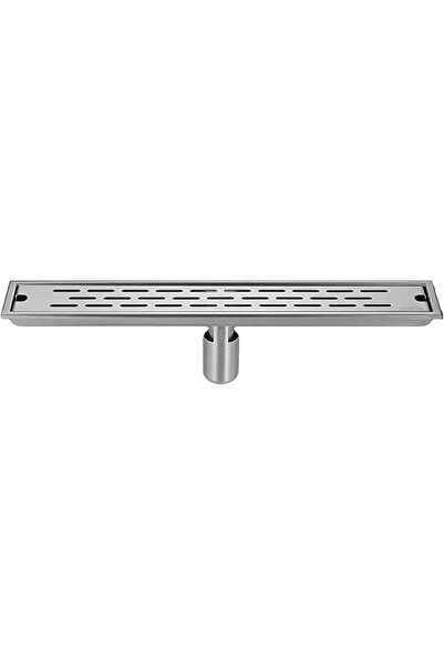 YueStar 20 Inch Rectangle Linear Shower Drain with Removable Strainers -Odor ...