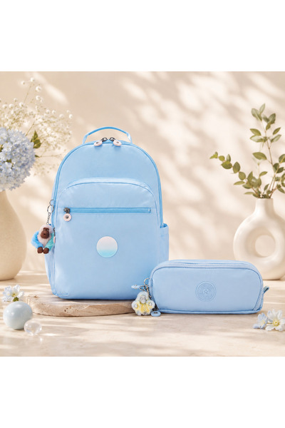 Kipling Girl's School Bag Set of 2 (Bag and Pen Holder) Kpsetkpki713552D02