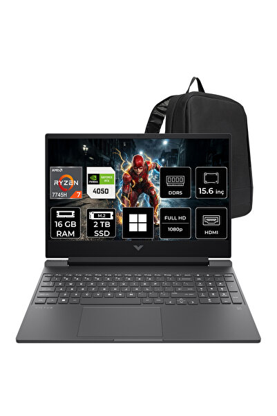 HP Victus 15 AMD Ryzen 7 7445H RTX 4050 6GB 16GB RAM 1TB SSD 15.6" FHD 144Hz ...