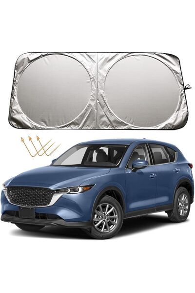GENERAL واقي شمس للزجاج الأمامي من XHRING لسيارات مازدا CX5/CX-3/CX30/CX-3 20...