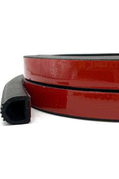 GENERAL D Shape Rubber Weather Stripping, Self-Adhesive Seal Strip, Rubber Ga...
