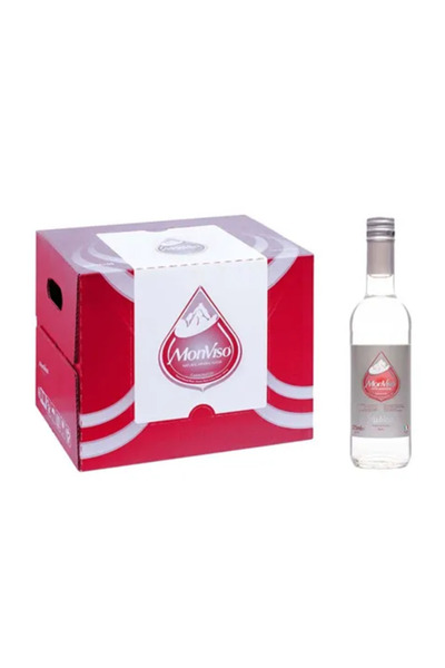 MONVISO Sparkling Mineral Water Glass Bottle 20 x 375 ml