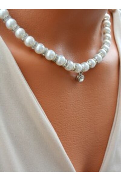 Stoneage Pearl Necklace - Multicolor -