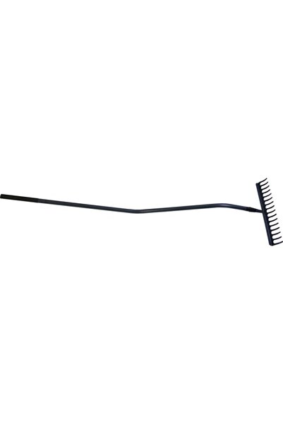 Solplant Grebla pentru frunze, gradina, coada metal, 16 dinti, 41.5x150 cm, E...