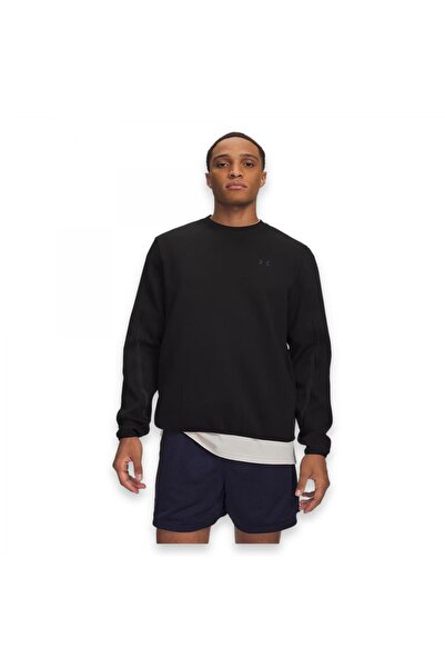 Under Armour 6013430 Ua Unstoppable Flc Crew Sweatshirt Black Men's Sweatshirt