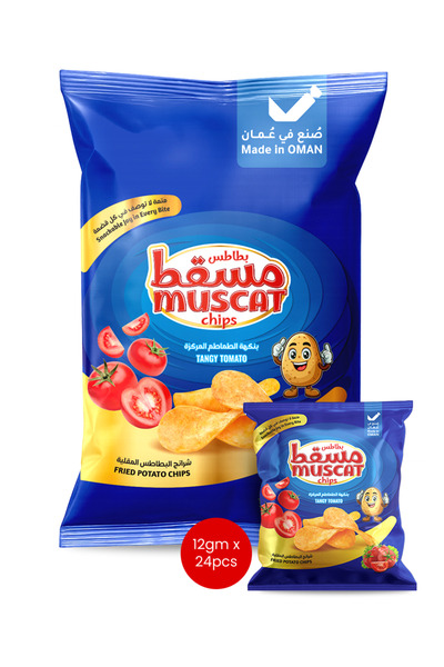 Generic Brand Muscat Chips Tangy Tomato 24X12Gm